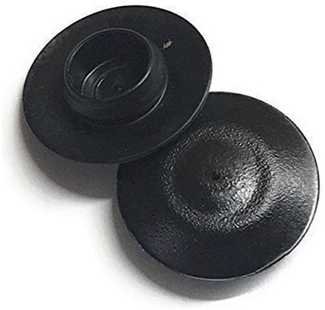 flush mount black plastic body and sheet metal hole plug|1 inch flush mount.